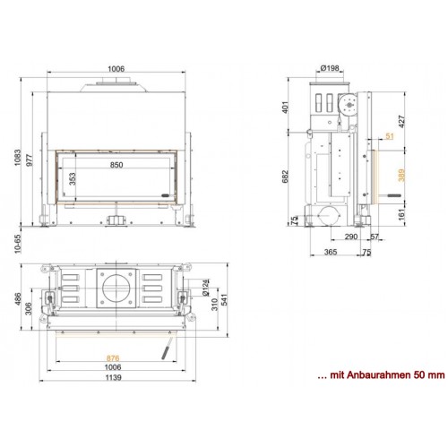 Каминная топка Brunner Architecture 38/86_1 Каминная топка Brunner Architecture 38/86_1