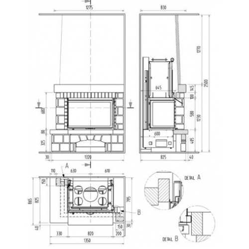 Каминная облицовка Supra Latour_1 Каминная облицовка Supra Latour_1