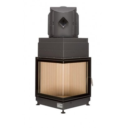 Brunner eck-kamin 51/52/52 side-opening, стальной вертикальный дымосборник, черные рамки_0 Brunner eck-kamin 51/52/52 side-opening, стальной вертикальный дымосборник, черные рамки_0