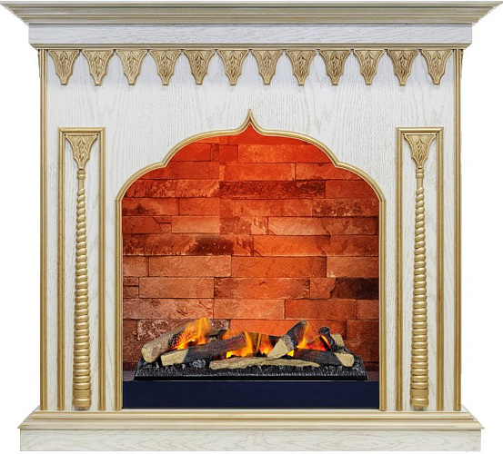 Dimplex Abu-Dabi очаг Cassette 600 LNH-INT (с дровами) белый дуб/патина золото_0 Dimplex Abu-Dabi очаг Cassette 600 LNH-INT (с дровами) белый дуб/патина золото_0