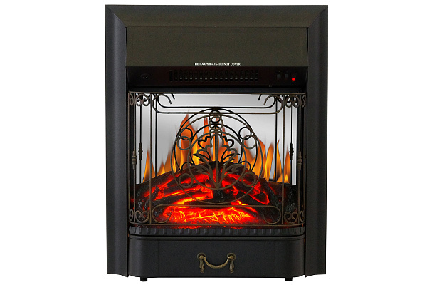 Royal Flame Boston с очагом Majestic FX M Black темный дуб_2