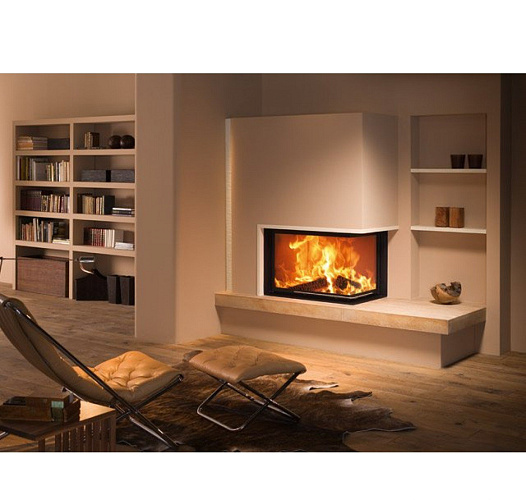 Brunner eck-kamin 45/67/44 right lifting, стальной вертикальный дымосборник, монтажная рама 70мм нерж. сталь_2 Brunner eck-kamin 45/67/44 right lifting, стальной вертикальный дымосборник, монтажная рама 70мм нерж. сталь_2