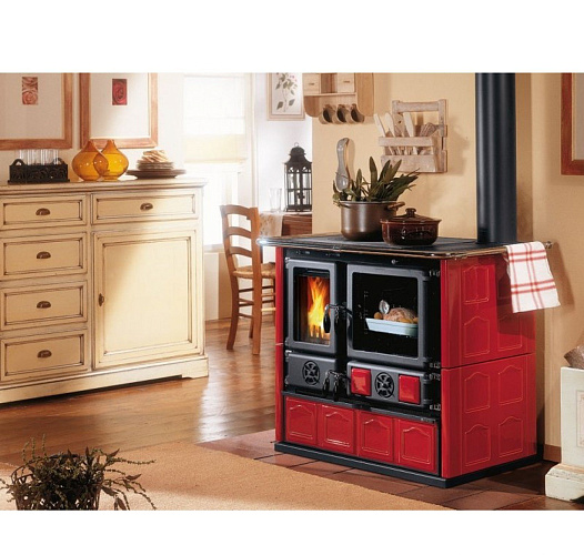 La Nordica-Extraflame rosa maiolica bordeaux_3 La Nordica-Extraflame rosa maiolica bordeaux_3