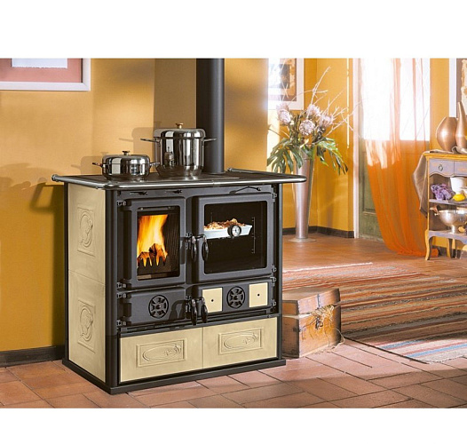 La Nordica-Extraflame rosa maiolica cappuccino_1 La Nordica-Extraflame rosa maiolica cappuccino_1