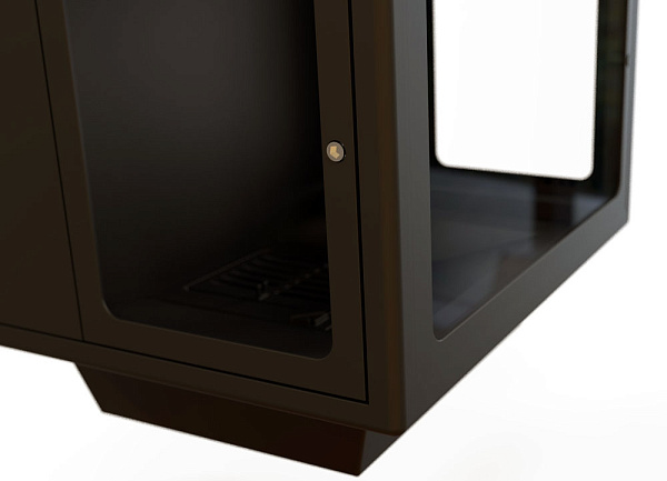 Камин Ariadna, фронтальный, подвесной, черный, RAL (Traforart)_2 Камин Ariadna, фронтальный, подвесной, черный, RAL (Traforart)_2