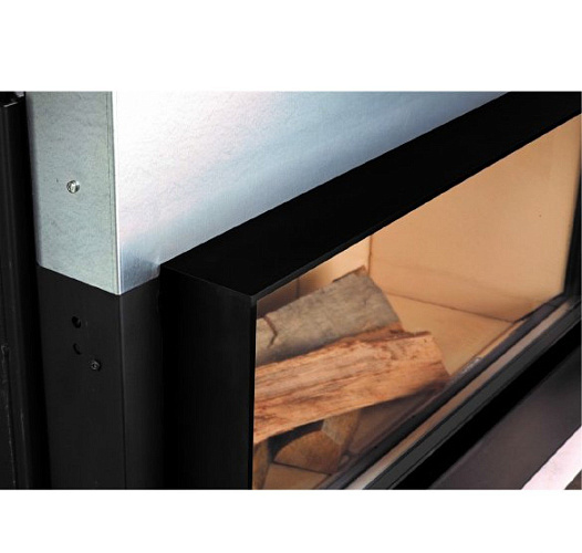 Brunner architektur-kamin eck 45/101/40 right, монтажная рама 70мм, черная_2 Brunner architektur-kamin eck 45/101/40 right, монтажная рама 70мм, черная_2