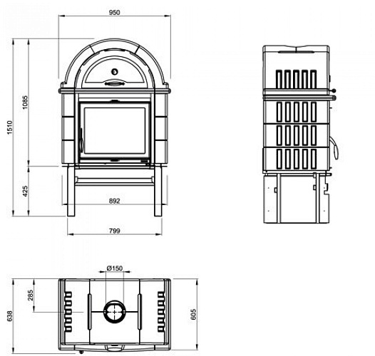 La Nordica-Extraflame falo 2s bordeaux_6 La Nordica-Extraflame falo 2s bordeaux_6